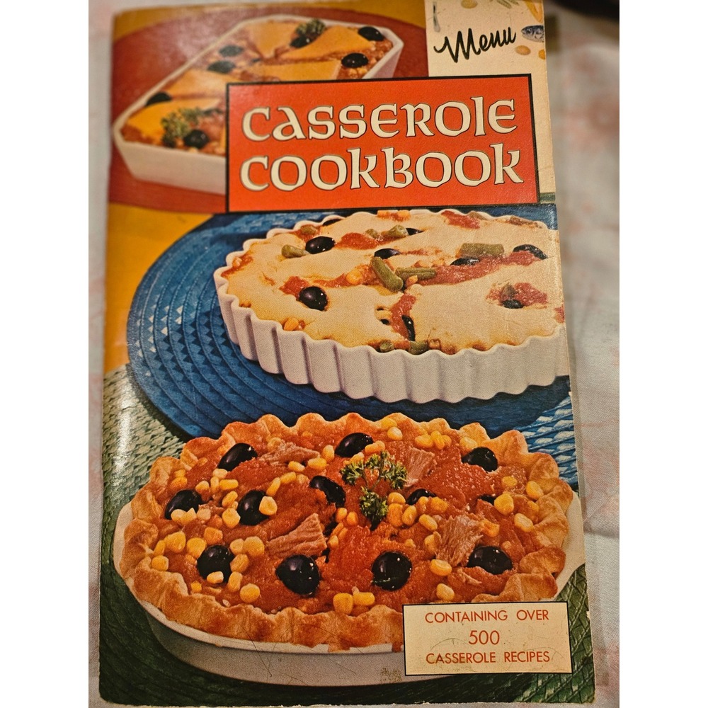 Vintage 1968 Casserole Cookbook Favorite Recipes Press Over 500 Recipes Retro